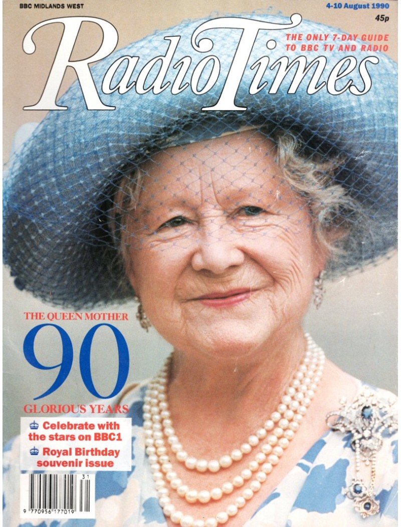 Radio Times Magazine 4th August 1990 Radio Times Magazine 4th August 1990