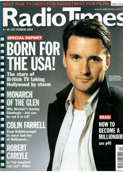 Radio Times Magazine 4th October 2003
