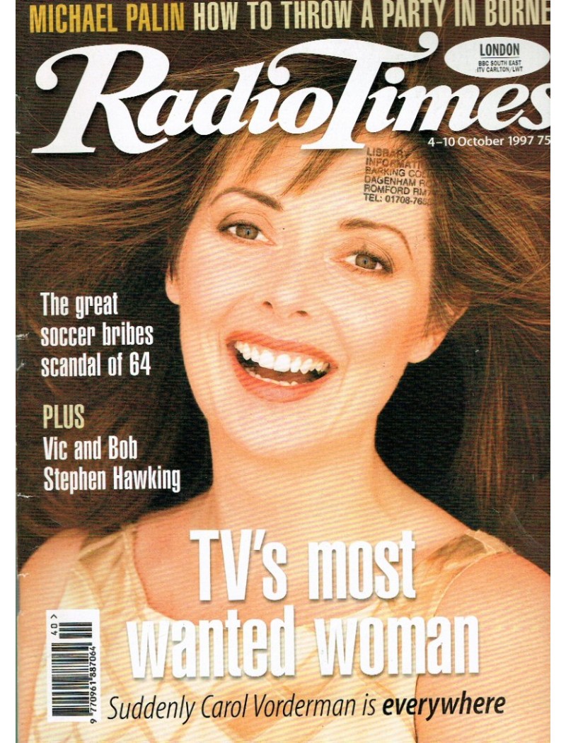 Radio Times Magazine 4th October 1997 Radio Times Magazine 4th October 1997