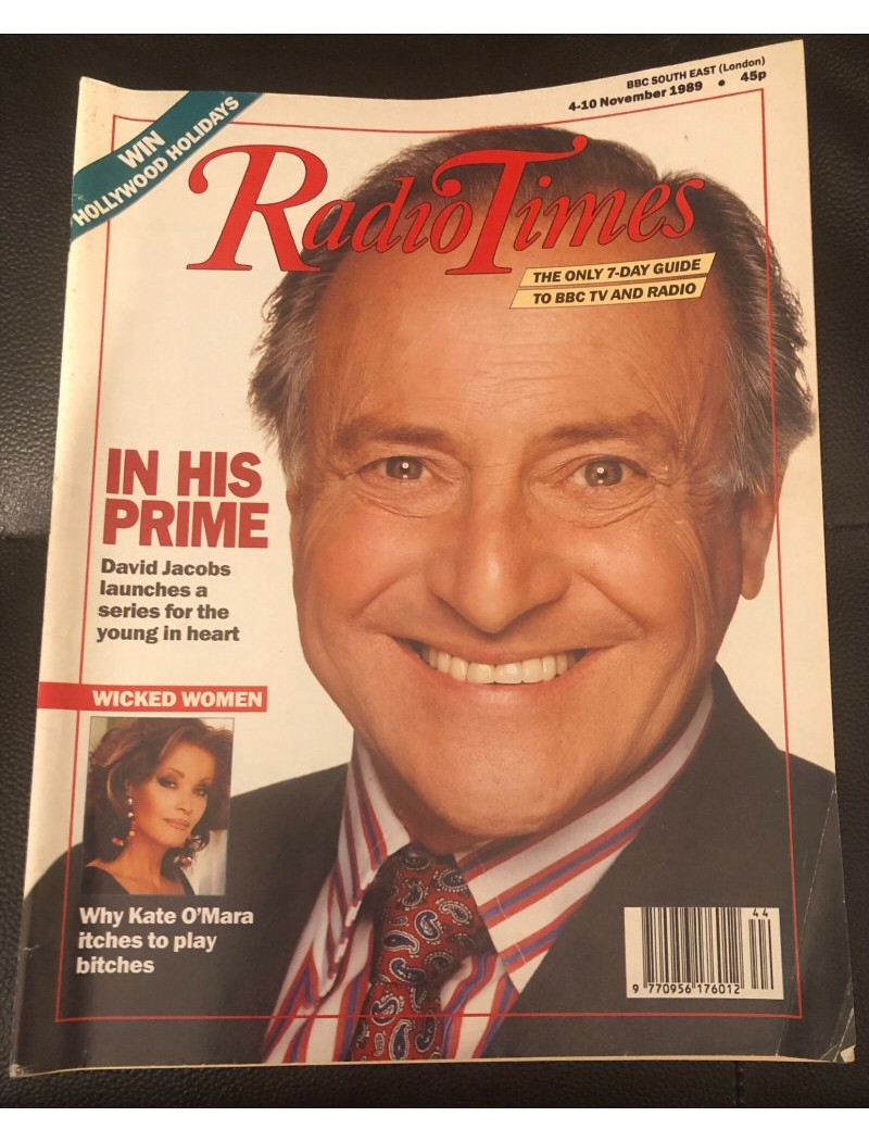 Radio Times Magazine 4th November 1989 Radio Times Magazine 4th November 1989