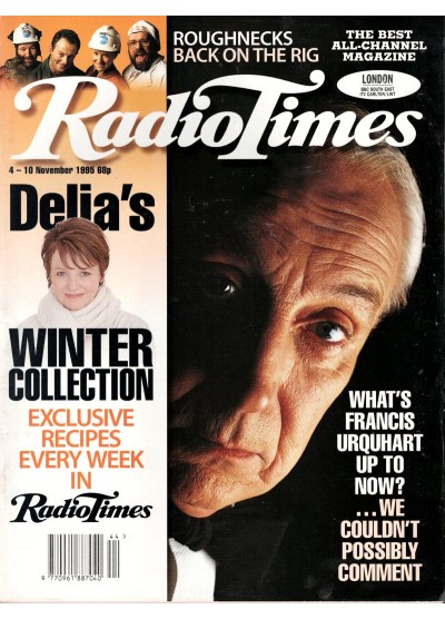 Radio Times Magazine 4th November 1995