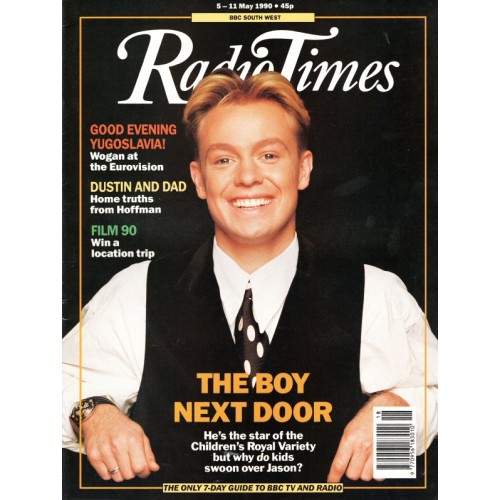 Radio Times Magazine - 1990 5th May 1990 Jason Donovan