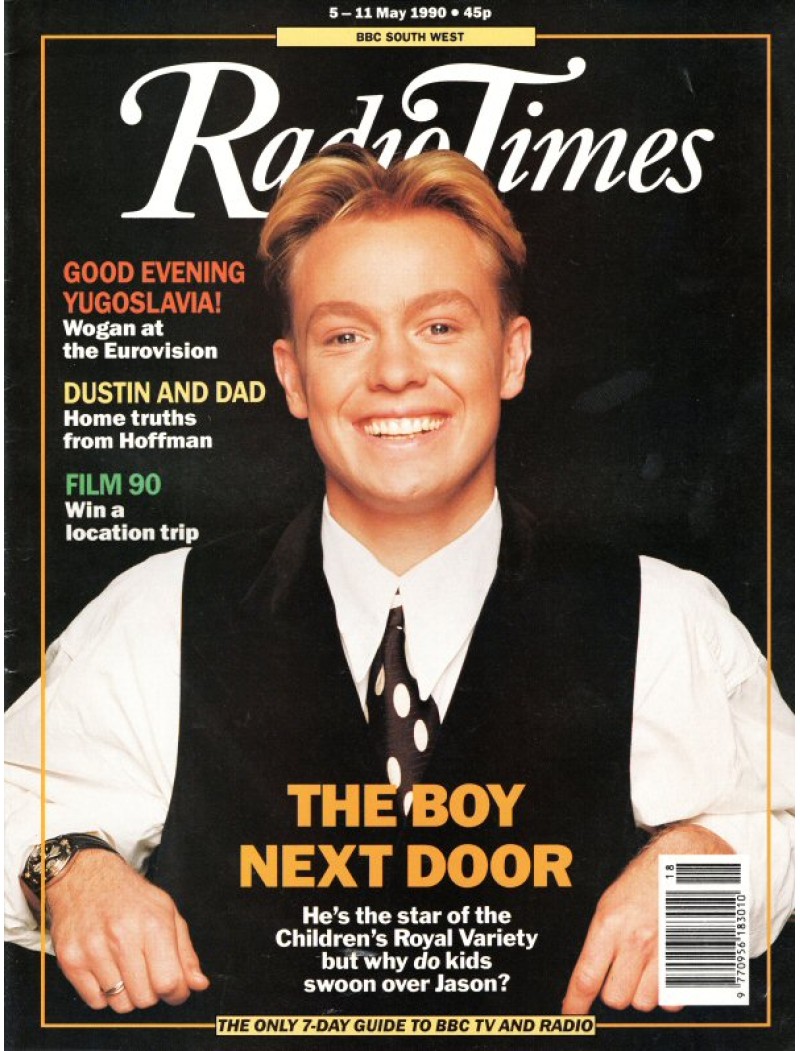 Radio Times Magazine - 1990 5th May 1990 Jason Donovan