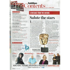 Radio Times Magazine 5th June 2021