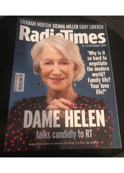 Radio Times Magazine 5th October 2019 Helen Mirren