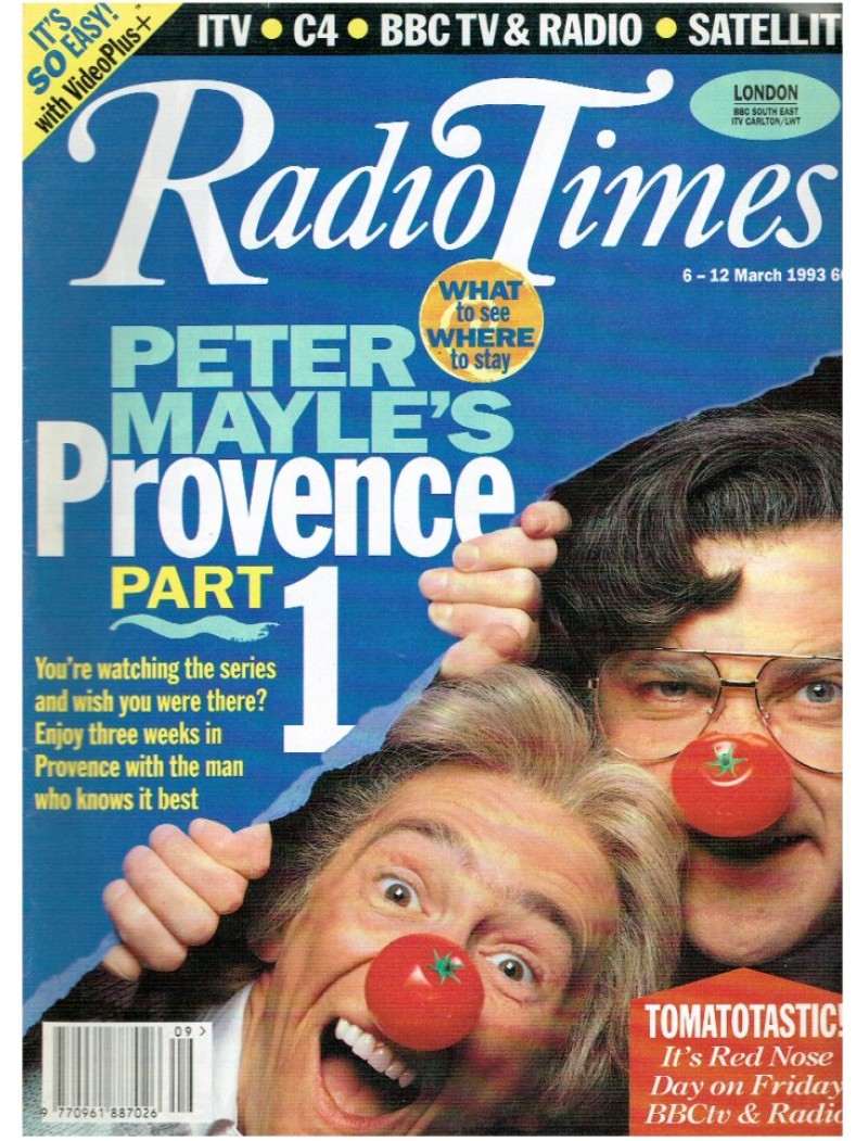 Radio Times Magazine 6th March 1993