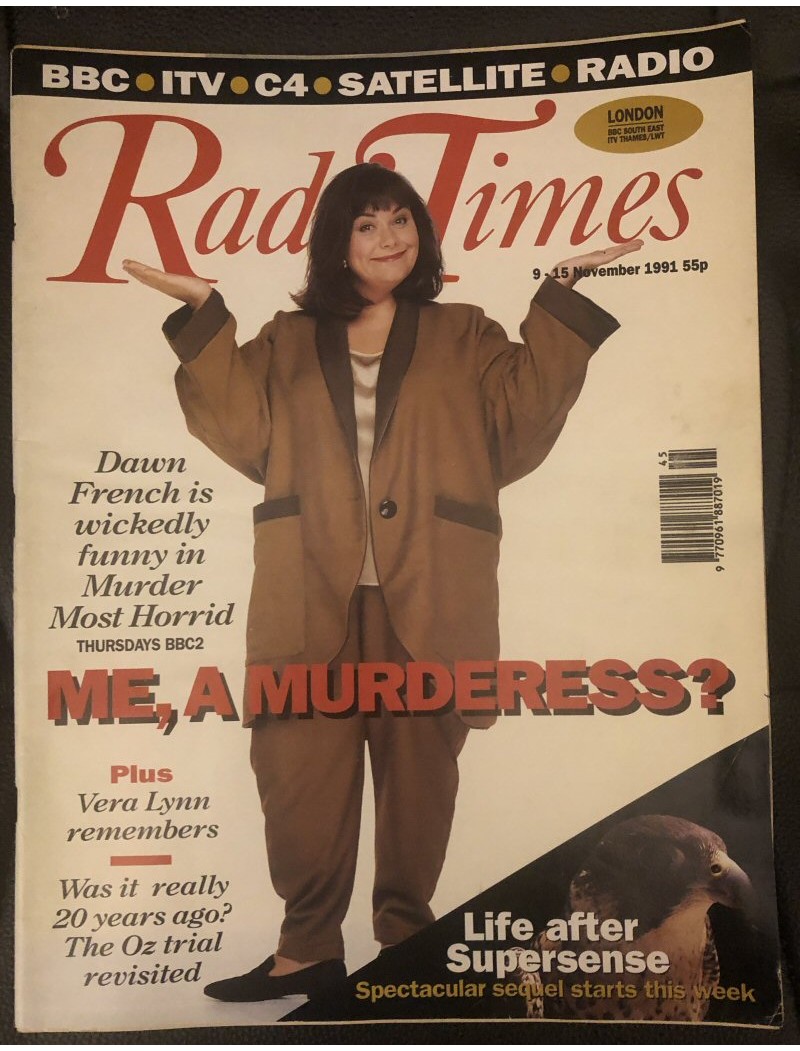 Radio Times Magazine 9th November 1991 Radio Times Magazine 9th November 1991