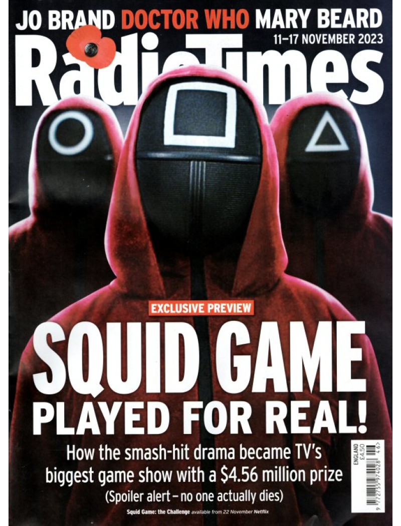 Radio Times Magazine 11th November 2023 Radio Times Magazine 11th November 2023