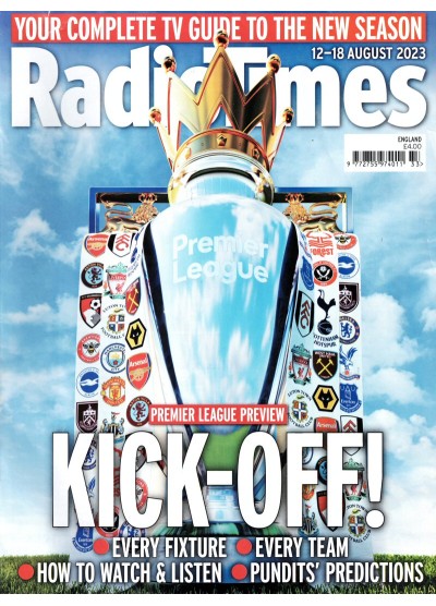 Radio Times Magazine 12th August 2023