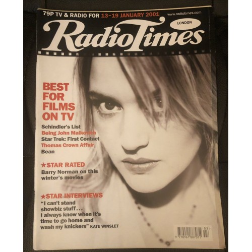 Radio Times Magazine - 2001 13/01/01