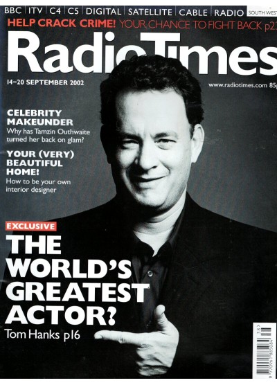 Radio Times Magazine 14th September 2002