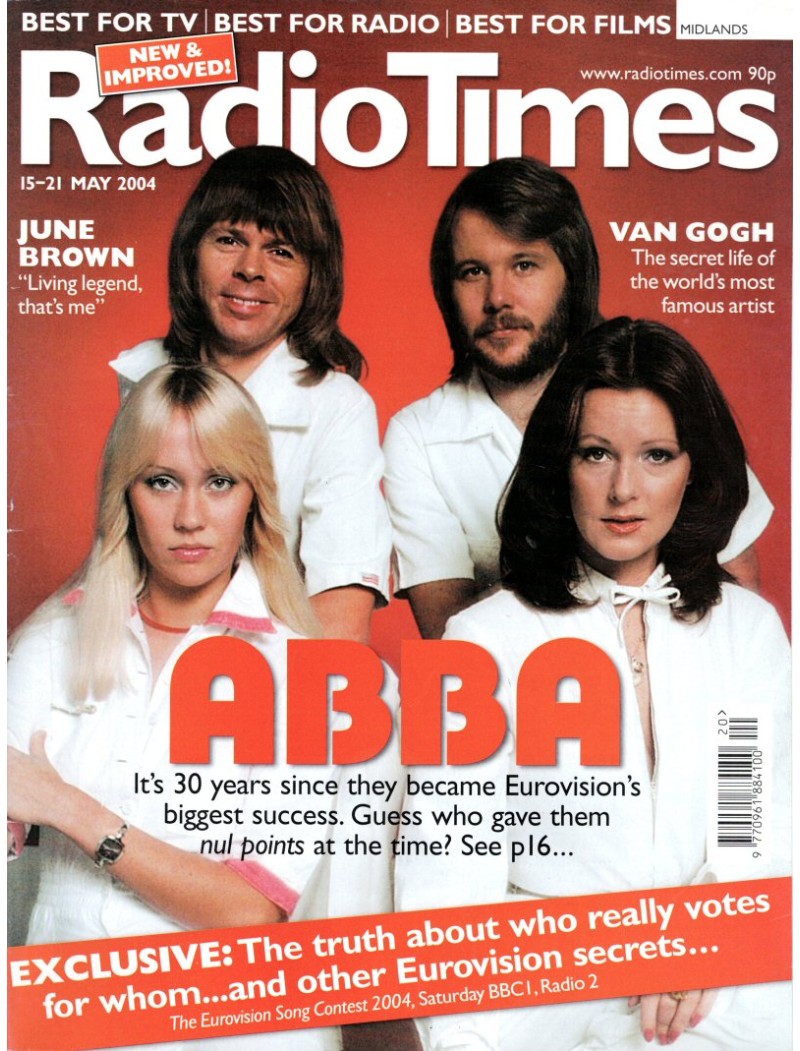 Radio Times Magazine 15th May 2004 Abba Radio Times Magazine 15th May 2004 Abba