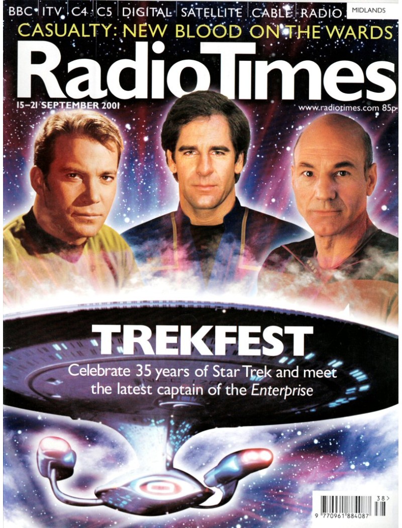 Radio Times Magazine 15th September 2001 Radio Times Magazine 15th September 2001