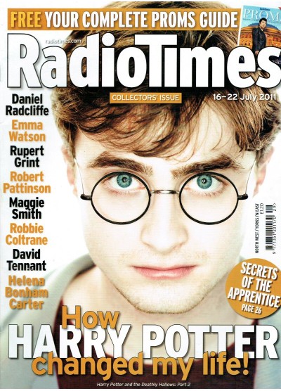 Radio Times Magazine 16th July 2011 Daniel Radcliffe