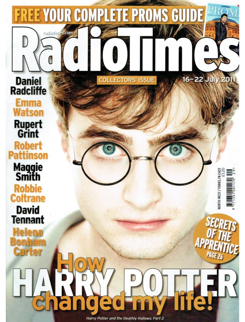 Radio Times Magazine 16th July 2011 Daniel Radcliffe Radio Times Magazine 16th July 2011 Daniel Radcliffe