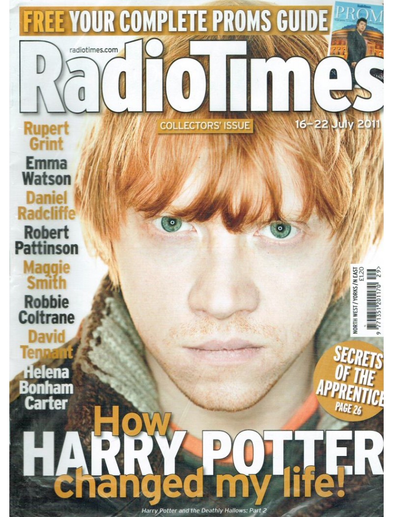 Radio Times Magazine 16th July 2011 Rupert Grint Radio Times Magazine 16th July 2011 Rupert Grint