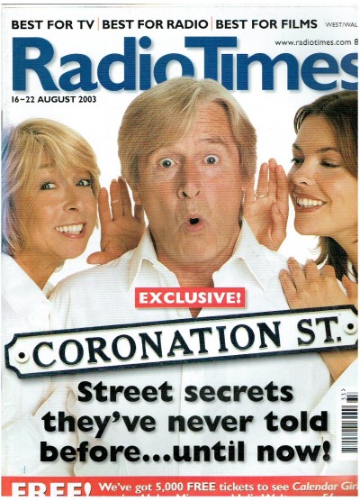 Radio Times Magazine 16th August 2003