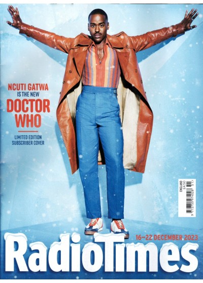 Radio Times Magazine 16th December 2023 Doctor Who Subscribers cover