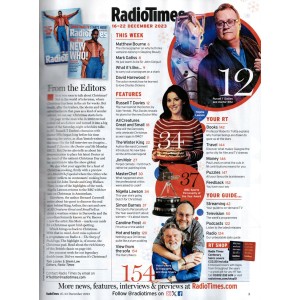 Radio Times Magazine 16th December 2023 Doctor Who cover