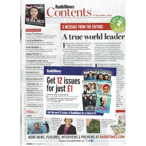 Radio Times Magazine 17th April 2021