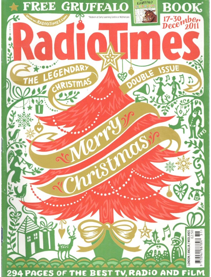 Radio Times Magazine 17th December 2011 Christmas Double Issue Radio Times Magazine 17th December 2011 Christmas Double Issue