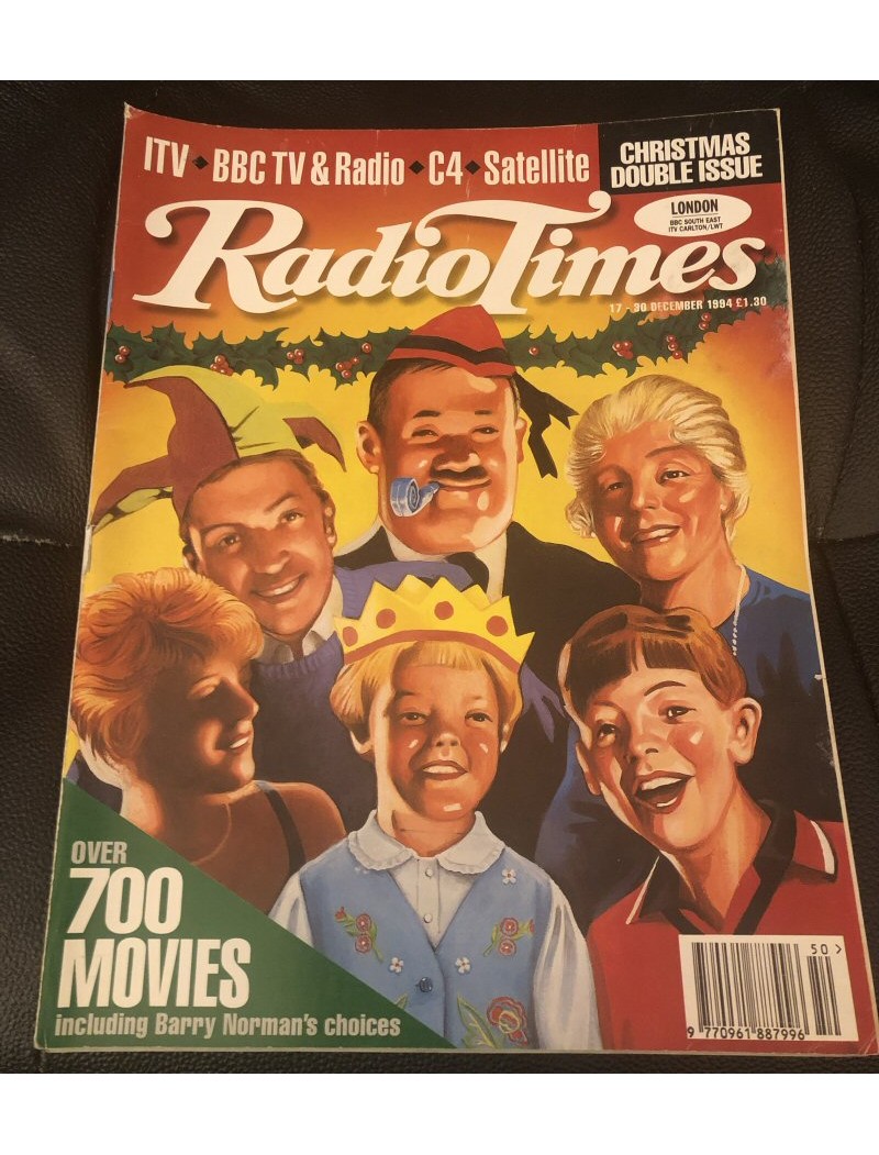 Radio Times Magazine 17th December 1994 Christmas Bumper Issue Radio Times Magazine 17th December 1994 Christmas Bumper Issue