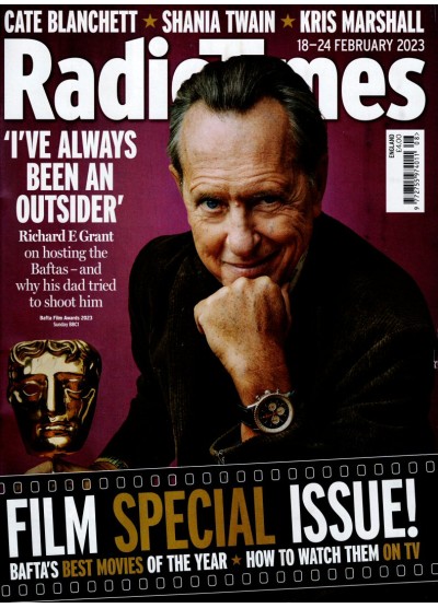 Radio Times Magazine 18th February 2023 Richard E Grant