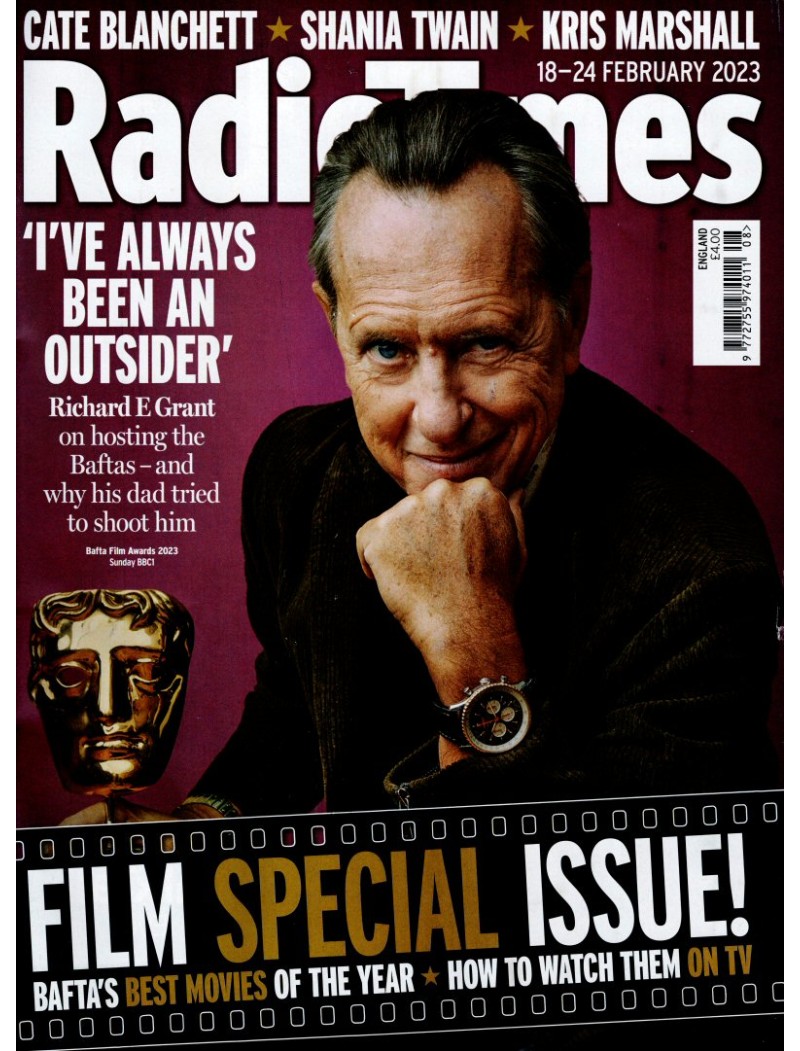 Radio Times Magazine 18th February 2023 Richard E Grant Radio Times Magazine 18th February 2023 Richard E Grant