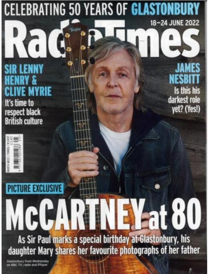 Radio Times Magazine 18th June 2022