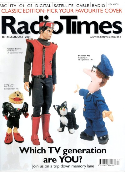 Radio Times Magazine 18th August 2001 Postman Pat