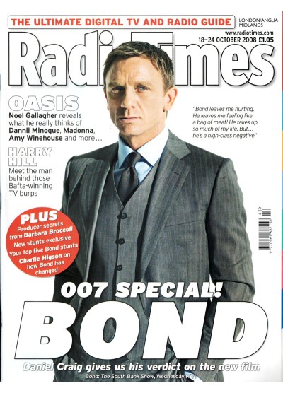 Radio Times Magazine 18th October 2008