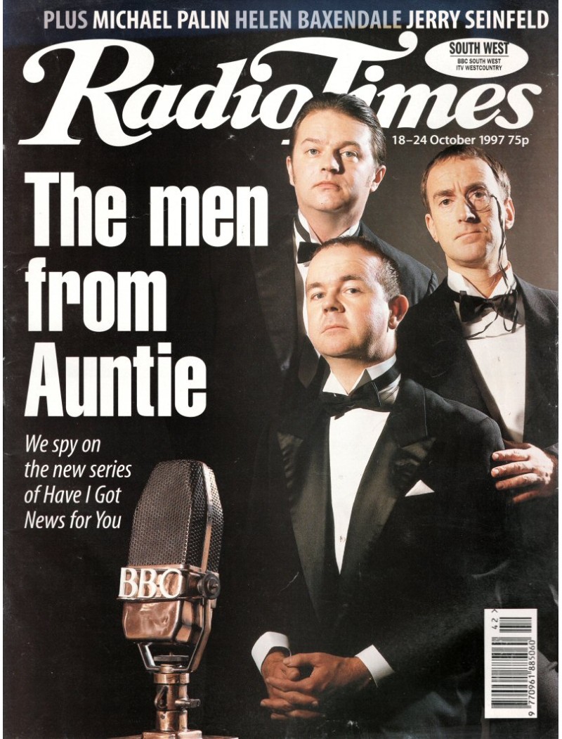 Radio Times Magazine 18th October 1997 Radio Times Magazine 18th October 1997