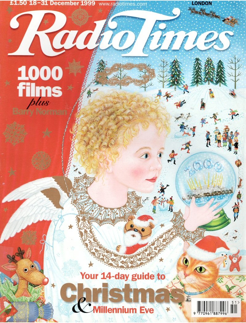 Radio Times Magazine 18th December 1999 Christmas Bumper Issue Radio Times Magazine 18th December 1999 Christmas Bumper Issue