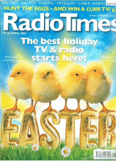 Radio Times Magazine 19th April 2003