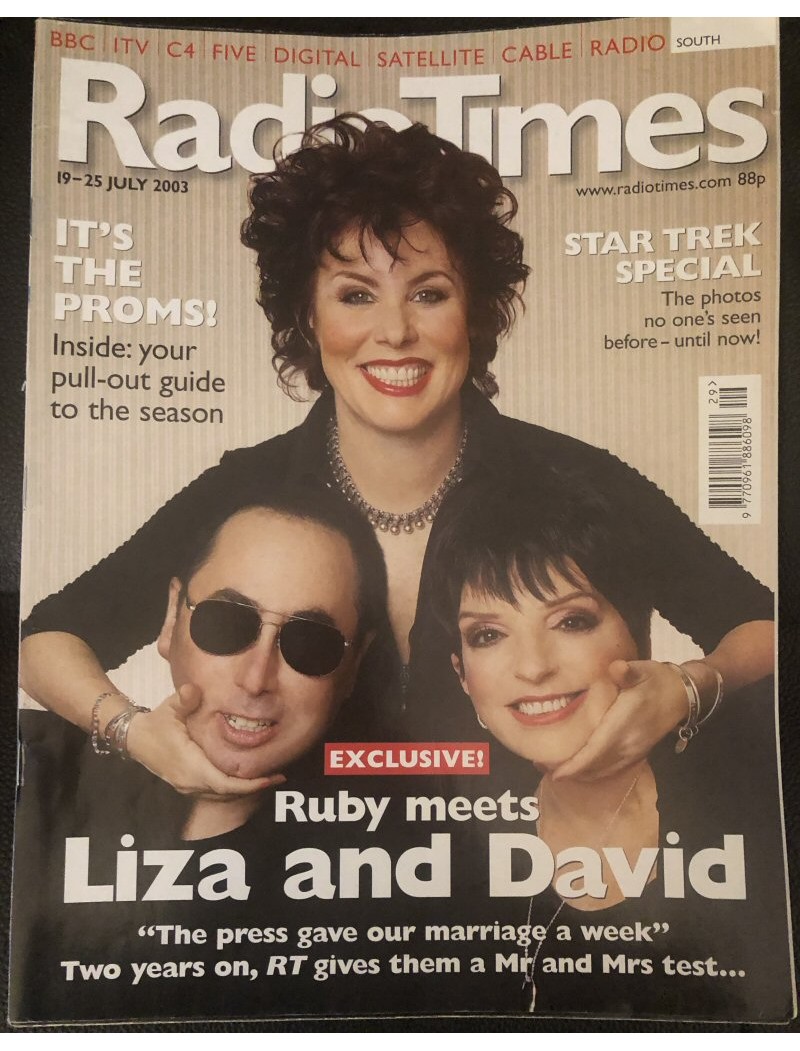 Radio Times Magazine 19th July 2003 Radio Times Magazine 19th July 2003