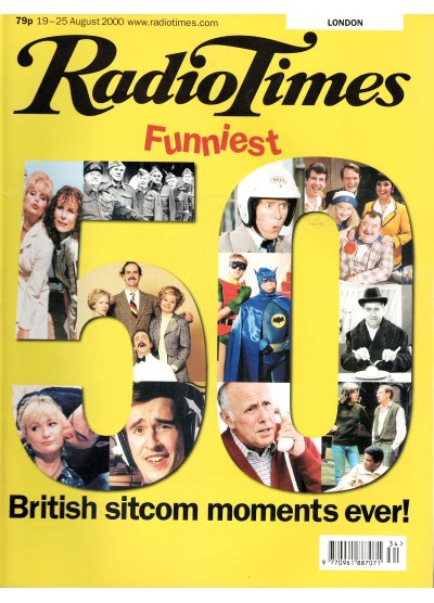Radio Times Magazine 19th August 2000