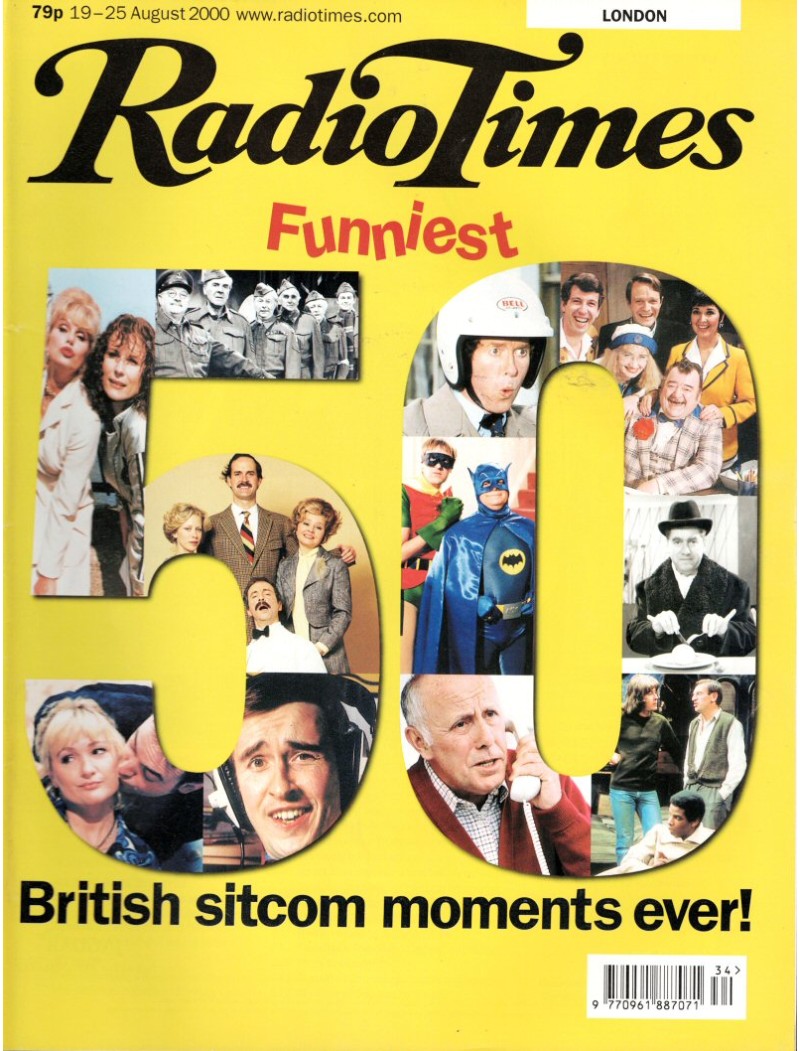 Radio Times Magazine 19th August 2000 Radio Times Magazine 19th August 2000