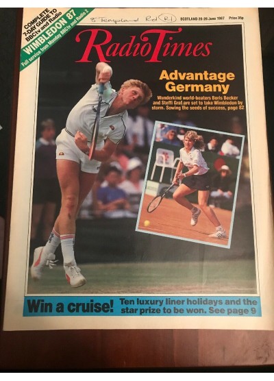 Radio Times Magazine 20th June 1987