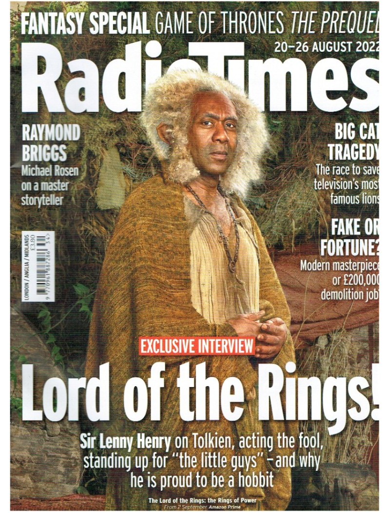 Radio Times Magazine 20th August 2022