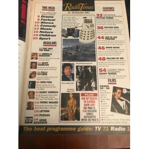 Radio Times Magazine 20th November 1993