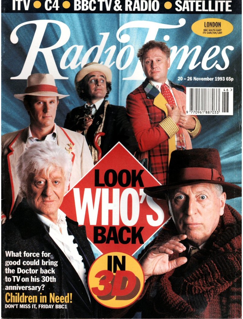 Radio Times Magazine - 1993 20/11/93
