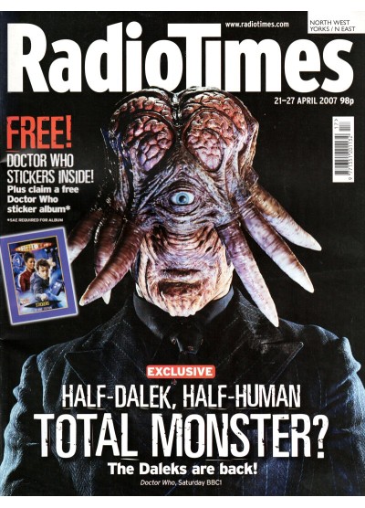 Radio Times Magazine 21st April 2007 Doctor Who