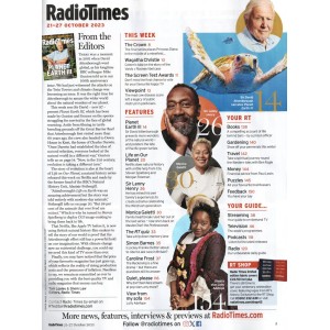 Radio Times Magazine 21st October 2023