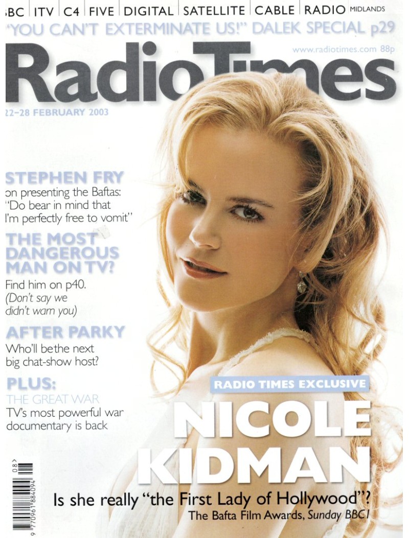 Radio Times Magazine 22nd February 2003 Radio Times Magazine 22nd February 2003