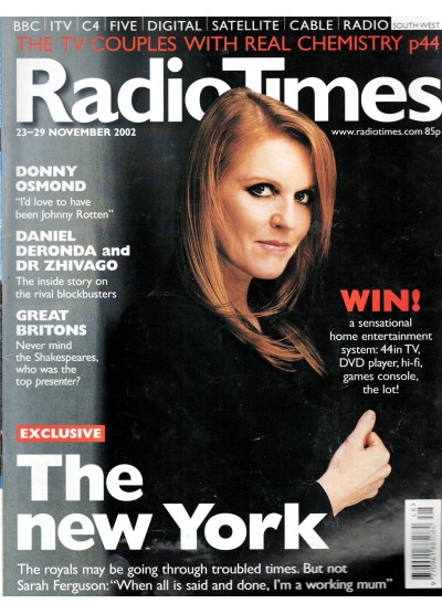 Radio Times Magazine 23rd November 2002