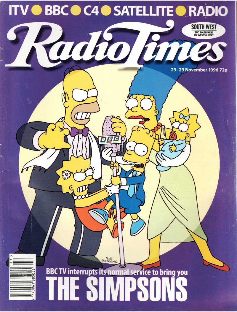 Radio Times Magazine 23rd November 1996