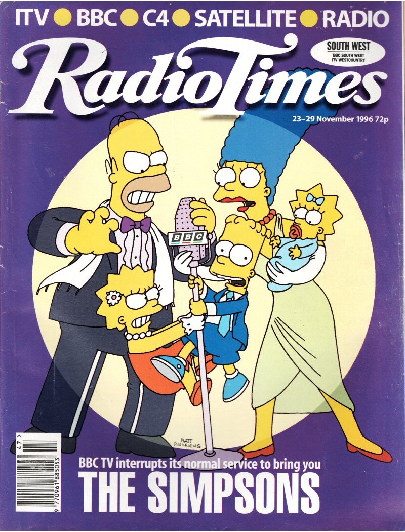 Radio Times Magazine - 1996 23/11/96