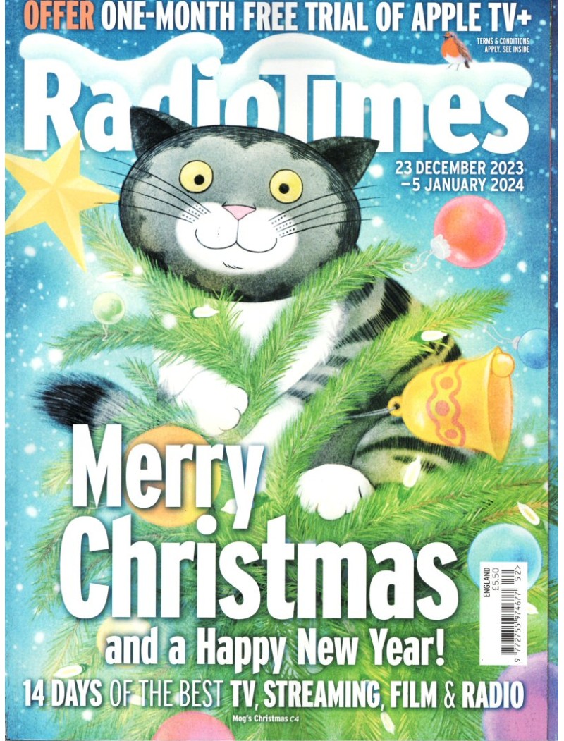 Radio Times Magazine 23rd December 2023 Christmas Issue Radio Times Magazine 23rd December 2023 Christmas Issue