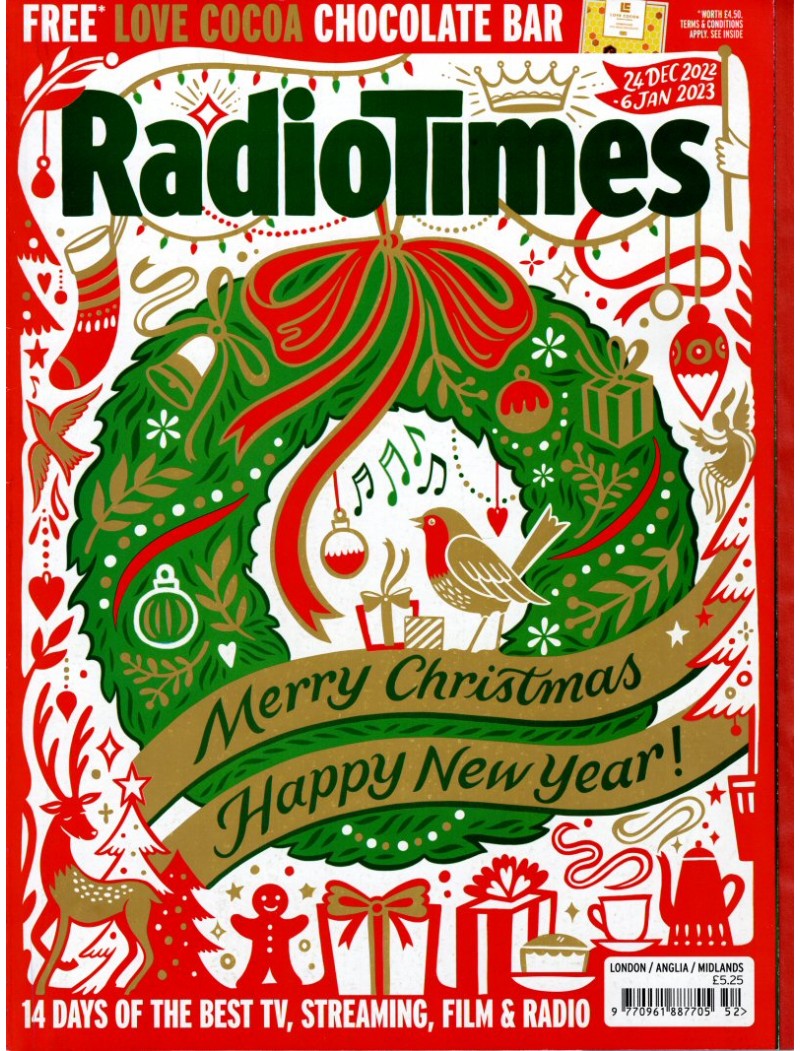Radio Times Magazine 24th December 2022 Christmas Issue