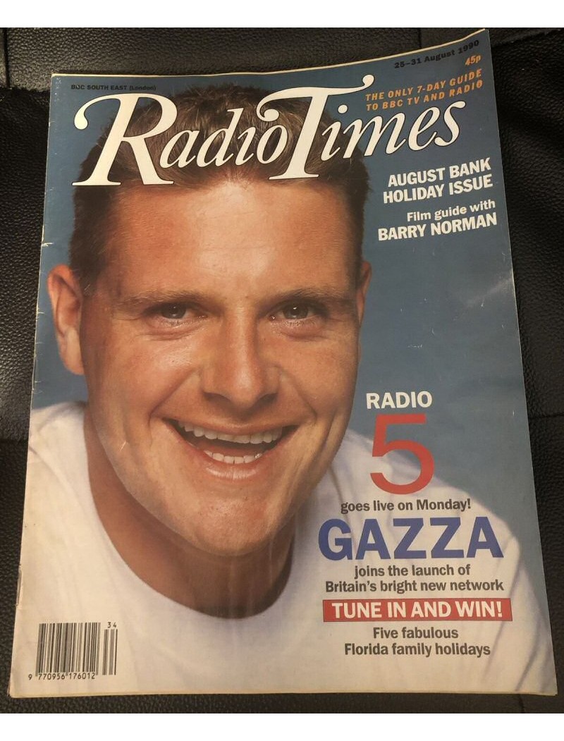Radio Times Magazine 25th August 1990 